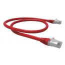 LEGLPC6A-013-0 - PATCH CORD GIGALAN CAT.6A F/UTP (BLINDADO) 0,5M VERMELHO CM - 35085001 - LIGHTERA