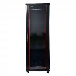 DNMTRSDV-010-0 - RACK SERVIDOR 19POL DESMONTAVEL PORTA VIDRO 44U 800 X 800 PRETO C/ GUIAS - DN-RSDV-44-80.80PT - D-NET
