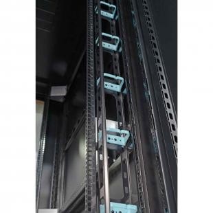 DNMTRSDV-010-0 - RACK SERVIDOR 19POL DESMONTAVEL PORTA VIDRO 44U 800 X 800 PRETO C/ GUIAS - DN-RSDV-44-80.80PT - D-NET