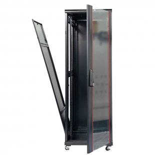 DNMTRSDV-009-0 - RACK SERVIDOR 19POL DESMONTAVEL PORTA VIDRO 44U 600 X 800 PRETO S/ GUIAS - DN-RSDV-44-60.80PT - D-NET