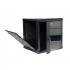 DNMTMRDV-002-0 - MINI RACK 19POL DESMONTAVEL PORTA VIDRO 6U 600 X 600 CINZA S/ GUIAS - DN-MRDV-6-60.59CZ - D-NET