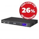 ETATATM1-001-0 - ATS 1U MONITORAVEL 120V MONOFASICA 9 ENTRADAS(8 C13 E 1C19) 16A SAIDA C20(1.8M) - 9001-5014-00P - EATON