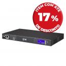 ETATATM1-002-0 - ATS 1U MONITORAVEL 220V MONOFASICA 9 ENTRADAS(8 C13 E 1C19) 16A SAIDA C20(1.8M) - 9001-5015-00P - EATON