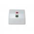 DNCNEP33-005-0 - ESPELHO PLASTICO 3X3 P/ 1 RJ-45 EM ABS BRANCO - DN-6000900015 - D-NET