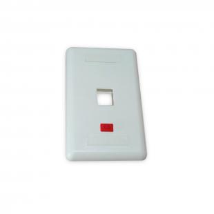 DNCNEP42-006-0 - ESPELHO PLASTICO 4X2 P/ 1 RJ-45 EM ABS BRANCO - DN-6000900035 - D-NET
