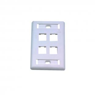 DNCNEP42-008-0 - ESPELHO PLASTICO 4X2 C/ 4 COLARES EM ABS BRANCO - DN-6000900060 - D-NET