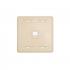 DNCNEP44-003-0 - ESPELHO PLASTICO 4X4 C/ 1 COLAR EM ABS BEGE - DN-6000500085 - D-NET