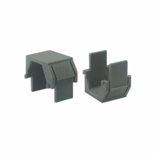 DNCNTCRJ-005-0 - TAMPA CEGA P/ RJ-45 EM ABS CINZA (PCT 30) - DN-6000000050 - D-NET