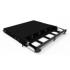 FETLDMHX-001-0 - DIO MODULAR HDX PARA ATE 12 CASSETES HDX 19 POL/1U  METALICO/PLASTICO PRETO - 35265003 - LIGHTERA