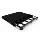 FETLDMHX-001-0 - DIO MODULAR HDX PARA ATE 12 CASSETES HDX 19 POL/1U  METALICO/PLASTICO PRETO - 35265003 - LIGHTERA