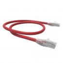 FEMLPC06-003-1 - PATCH CORD U/UTP MULTILAN CAT.6 26AWG - CM - T568A/B - 0.5m - VERMELHO - 35129156 - LIGHTERA
