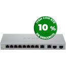 ZYNWSTPD-001-0 - SWITCH L3 8P GB E 4P 2X MULTIGIGABIT E 2X SFP - XGS1210-12 - ZYXEL