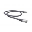 LEGLPCAB-002-0 - PATCH CORD GIGALAN ANTIBACTERIANO CAT.6A 26AWG S/FTP (BLINDADO) 1,5m CINZA - LSZH - 35080142 - LIGHTERA