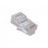 FESPRJ5E-004-1 - CONECTOR RJ-45 SOHOPLUS CAT.5E CABO SOLIDO/FLEXIVEL CRISTAL - 35050290 - LIGHTERA