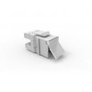 FEGLRJ06-031-5 - CONECTOR FEMEA GIGALAN CAT.6 T568A/B - BRANCO UN. - 35060628 - LIGHTERA