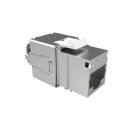 FEINRJ06-006-6 - CONECTOR FEMEA BLINDADO GIGALAN CAT.6 T568A/B UN. - 35060624 - LIGHTERA