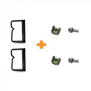 DNCNKIAG-001-0 - KIT ANEL GUIA C/ PARAFUSO E PORCA GAIOLA PRETO - DN-5520100055 - D-NET