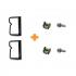 DNCNKIAG-001-0 - KIT ANEL GUIA C/ PARAFUSO E PORCA GAIOLA PRETO - DN-5520100055 - D-NET
