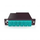 LETLCLA2-001-0 - CASSETE LGX MONOMODO (9/125) G657A2 SC-APC/MPO8-APC(F) 8F VERDE TIPO B DIRETO/REVERSO - 35260726 - LIGHTERA