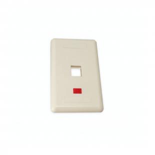 DNCNEP42-001-0 - ESPELHO PLASTICO 4X2 P/ 1 RJ-45 EM ABS BEGE - DN-6000500030 - D-NET