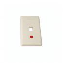 DNCNEP42-002-0 - ESPELHO PLASTICO 4X2 P/ 1 RJ-45 EM ABS BEGE - DN-6000500035 - D-NET