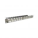 LEINPP6A-001-0 - PATCH PANEL GIGALAN CAT.6A BLINDADO INDUSTRIAL 24P 19POL/1U - 35050203 - LIGHTERA