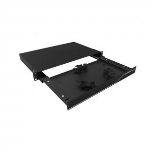 LETLADBD-001-0 - ACESSORIO DIO BANDEJA ACOMODACAO DE CORDAO 19 POL/1U  METALICO PRETO - 35261015 - LIGHTERA