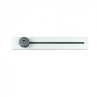 DNTE1MSB-001-0 - TRILHO DE ENERGIA 1M SOBREPOR BRANCO - DN-TE1MSB-BR - D-NET
