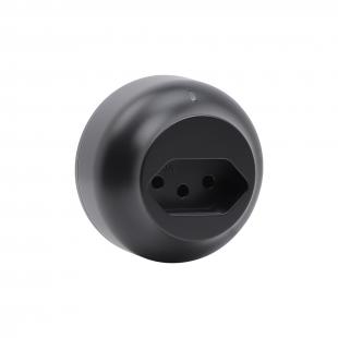 DNTEMT1P-001-0 - MODULO DE TOMADA 10A P/ TRILHO DE ENERGIA PRETO - DN-TEMT10A-PT - D-NET