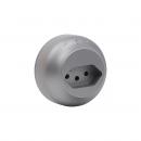 DNTEMT1C-001-0 - MODULO DE TOMADA 10A P/ TRILHO DE ENERGIA CINZA - DN-TEMT10A-CZ - D-NET