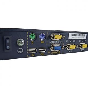 DNKVGVTA-002-1 - KVM GAVETA 17" VGA 8 PORTAS - DN-KVM-1008 - D-NET