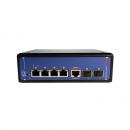 DNNWSIPB-001-0 - SWITCH INDUSTRIAL 4 PORTAS POE 10/100/1000 GEREN. + 2 PORTAS SFP 1.25GB S/ FONTE - DN-IPS-33064PFM - D-NET