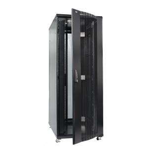 DNMTRSDP-006-0 - RACK SERVIDOR 19POL DESMONTAVEL PORTA PERF. 44U 800 X 1200 PRETO C/ GUIAS - DN-RSDP-44-80.120PT - D-NET
