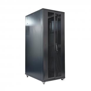 DNMTRSDP-006-0 - RACK SERVIDOR 19POL DESMONTAVEL PORTA PERF. 44U 800 X 1200 PRETO C/ GUIAS - DN-RSDP-44-80.120PT - D-NET