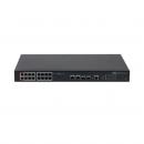 DHNWSGPG-004-1 - SWITCH L2 16P FAST POE 240W E 4P COMBO RJ-45/SFP V3 - PFS4218-16ET-240-V3 - DAHUA