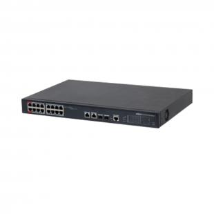 DHNWSGPG-004-1 - SWITCH L2 16P FAST POE 240W E 4P COMBO RJ-45/SFP V3 - PFS4218-16ET-240-V3 - DAHUA