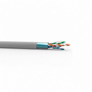 LEINCC5E-001-0 - CABO TRANSM. DADOS MULTILAN CAT.5E F/UTP (BLINDADO) 24AWG X 4P CINZA LSZH CZ (1500M) - 23350050 - LIGHTERA