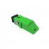 LETLAOAC-015-0 - ADAPTADOR OPTICO ACOPLADOR SC-APC ANGULAR COM SHUTTER  VERDE (KIT COM 8 UN) - 35260144 - LIGHTERA