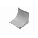 DTSTCVV9-025-0 - CURVA VERTICAL 90 INT 25-45MM AL R60 PLANA L CINZA - DT-38035.61 - DUTOTEC