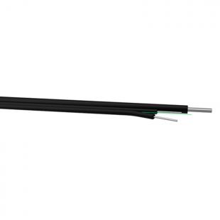 LECOSMA1-011-1 - CABO OPTICO MONOMODO (9/125) G657A1 - CFOAC-BLI-A/B-CM-01-CO (DROP FAST COMPACTO) 01F LSZH PRETO - 17842098 - LIGHTERA