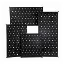 DNMTBDF4-011-0 - BANDEJA FIXA 4 PONTOS 19POL 1U X 1000MM PRETO - DN-4506 - D-NET