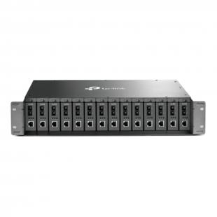 TPCVCOTA-001-0 - CHASSI PARA CONVERSOR C/ 14 ESPACOS E ALIMENTA��O AC - MC1400 - TP-LINK