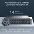 TPCVCOTA-001-0 - CHASSI PARA CONVERSOR C/ 14 ESPACOS E ALIMENTA��O AC - MC1400 - TP-LINK
