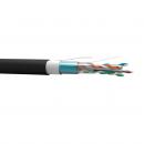 LEINCC06-009-0 - CABO TRANSM. DADOS GIGALAN INDUSTRIAL CAT.6 F/UTP (BLINDADO) 23AWG X 4P PRETO LSZH - 23360043 - LIGHTERA