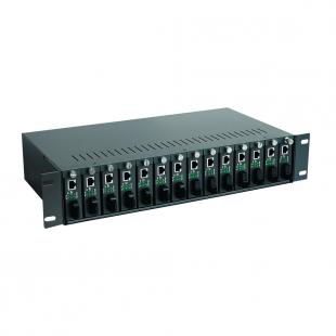 DNCVCOTA-002-0 - CHASSI PARA CONVERSOR C/ 14 ESPACOS E ALIMENTA��O DC 48V - DN-MCCO-214-48 - D-NET