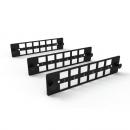 LETLDECT-001-0 - KIT 3X PLACAS LGX PLASTICO 06 POSICOES LC/SC - 35265040 - LIGHTERA