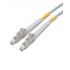 LETLCDO4-002-0 - CORDAO OPT. CON. MULTIMODO OM4 (50/125) 2F DUPLEX SC-UPC/LC-UPC 2,5M LSZH ACQUA - 35200770 - LIGHTERA