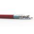 FEGLCC06-002-0 - CABO TRANSM. DADOS GIGALAN CAT.6 F/UTP (BLINDADO) 23AWG X 4P VERMELHO CM - 23360001 - LIGHTERA