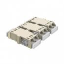 LETLAOAC-003-0 - ADAPTADOR OPTICO ACOPLADOR LC-PC DUPLEX  BEGE (KIT COM 1 UN) - 35260342 - LIGHTERA