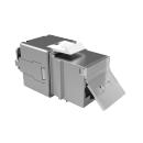 LEINRJ5E-003-6 - CONECTOR RJ-45 MULTILAN CAT.5E  INDUSTRIAL PRATA T568A/T568 FEMEA BLINDADO - 35060500 - LIGHTERA